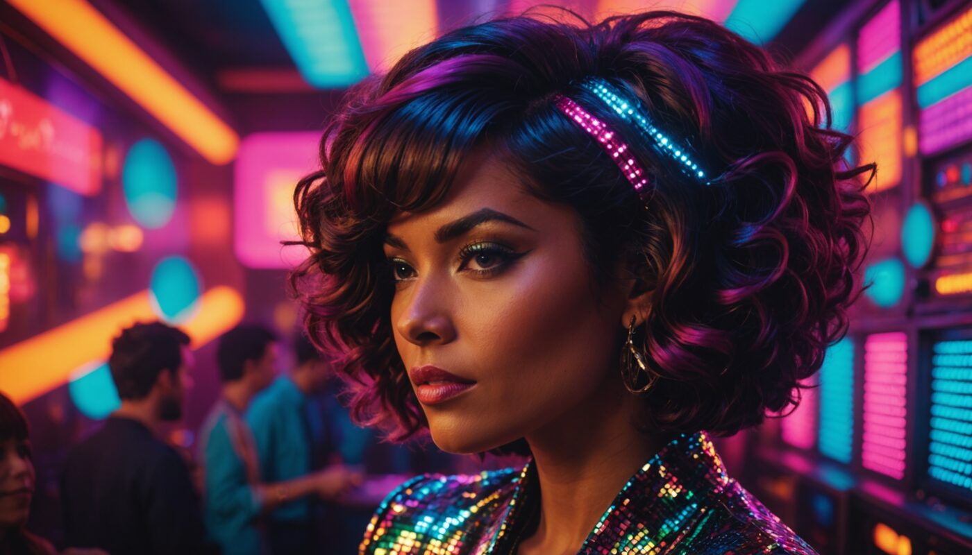 Coiffures disco pour femmes : le grand retour des looks rétro éclatants !