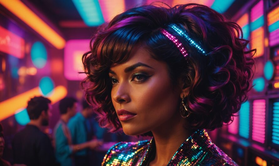 Coiffures disco pour femmes : le grand retour des looks rétro éclatants !