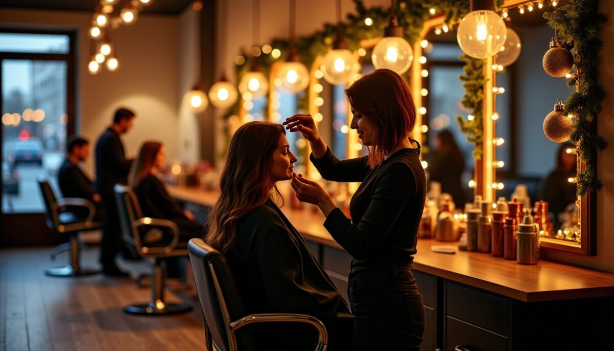 Noël 2025 à Marseille : Offres exclusives pour un salon de coiffure festif et tendance