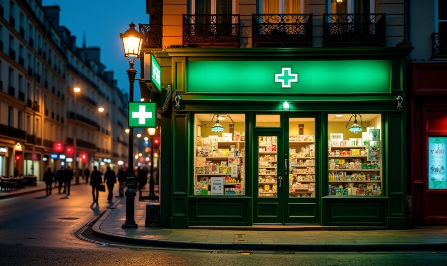 Pharmacie de garde à Paris : astuces pour dénicher une officine ouverte la nuit