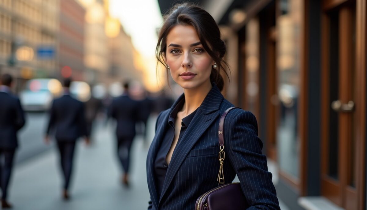 Élégance assurée : découvrez l'ensemble tailleur chic pour femme